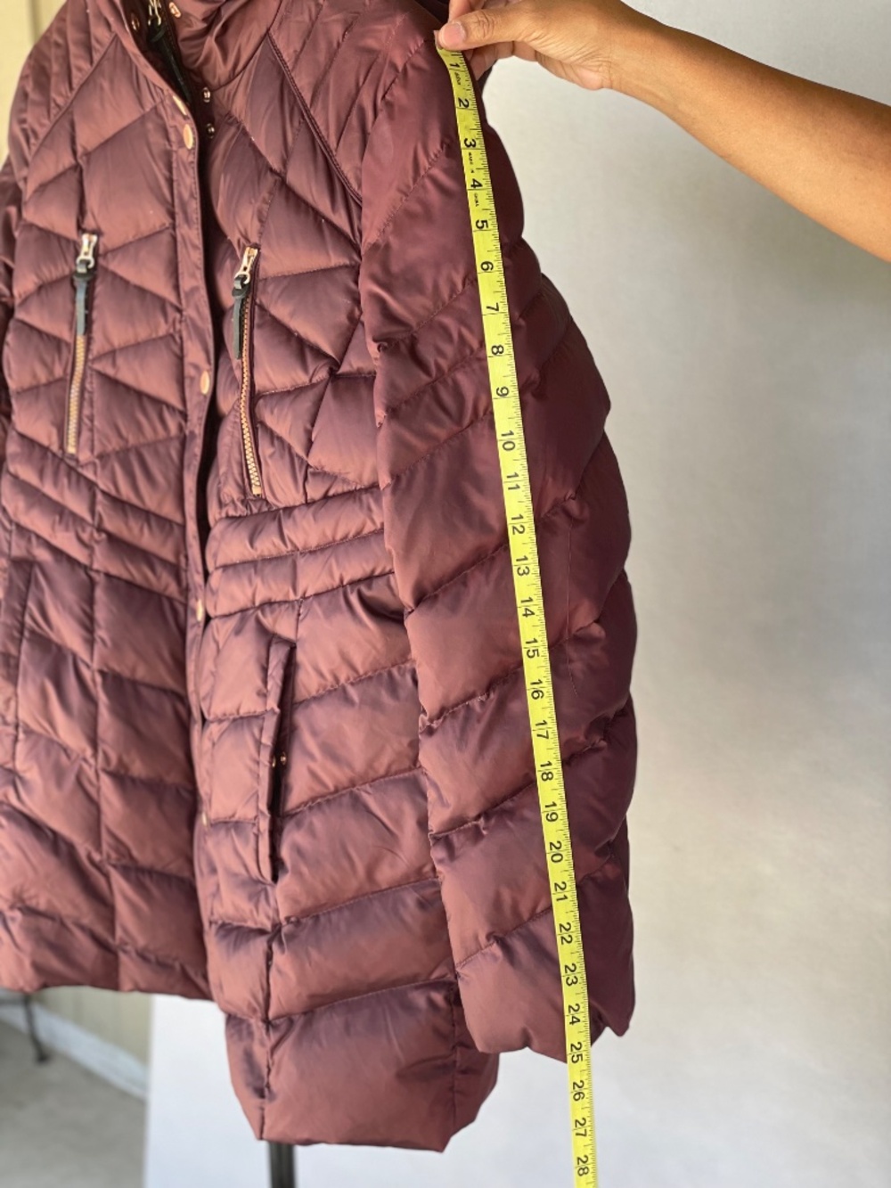 ANDREW MARC NEW YORK QUILTED WINTER PUFFER COAT - SIZE XL - Picture 8 of 9